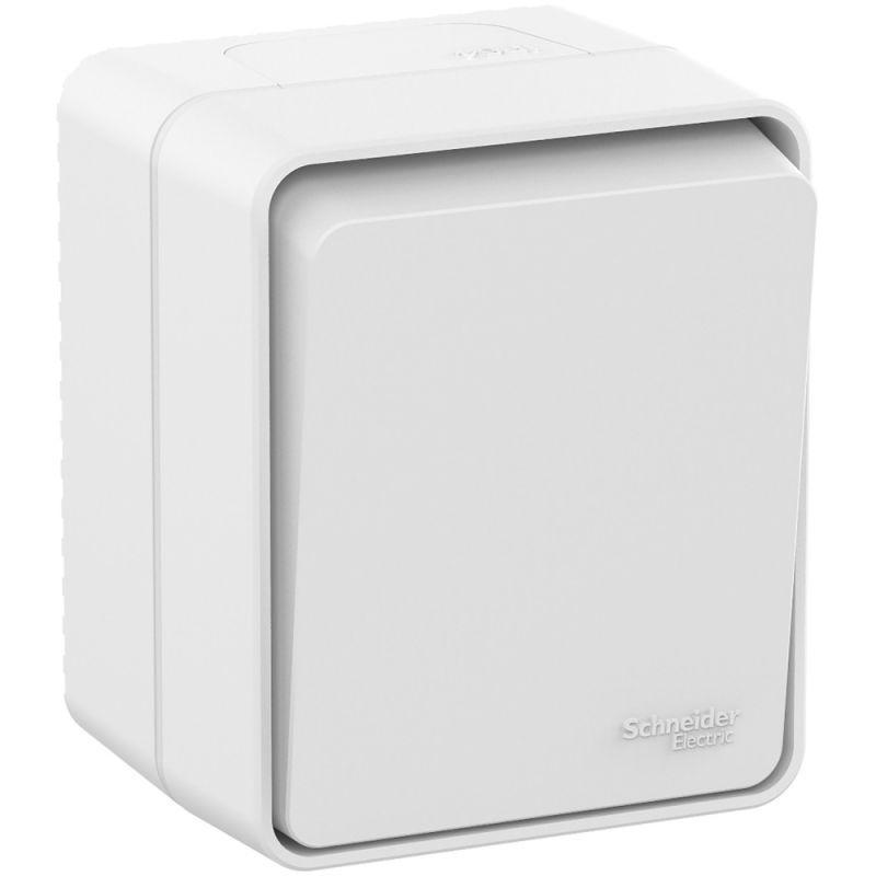 Выключатель 1-кл. ОП AtlasDesign Profi54 IP54 10AX бел. SchE ATN540111