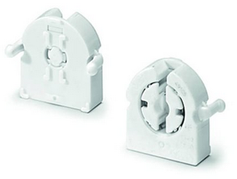 Патрон G13 T8 T12 торцевой поворотный защёлки s9,5 49505 VS