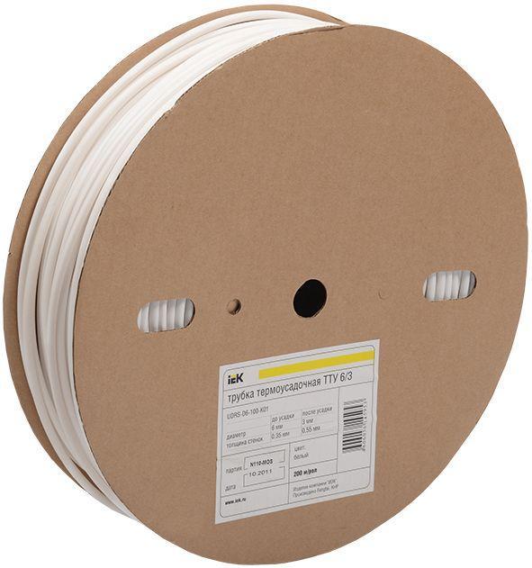 Трубка термоусадочная тонкостен. ТТУ-40/20 черн. (уп.50м) IEK UDRS-D40-50-K02